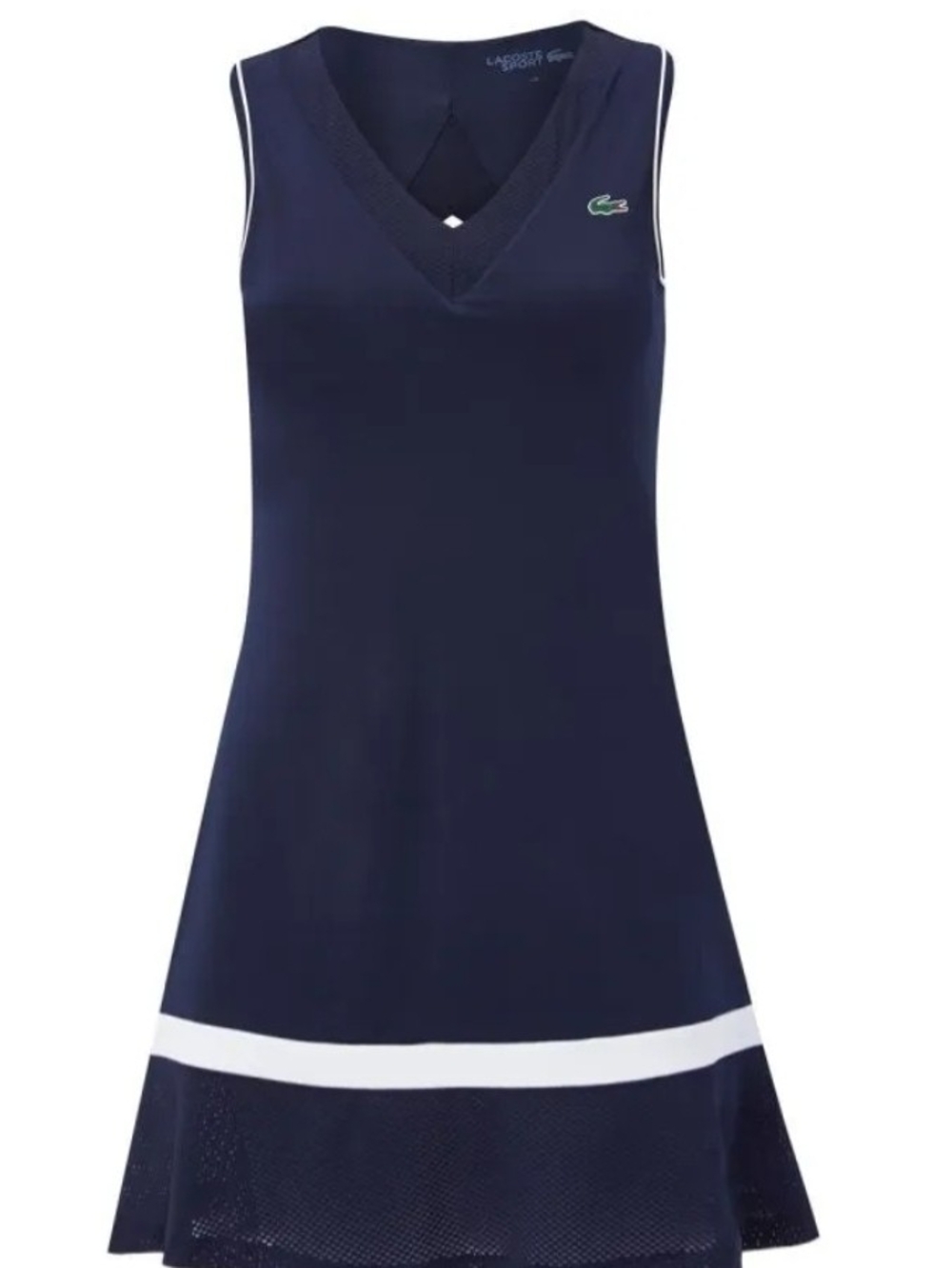 Lacoste Women’s SPORT Built-In Bra Stretch Tennis Dress - navy